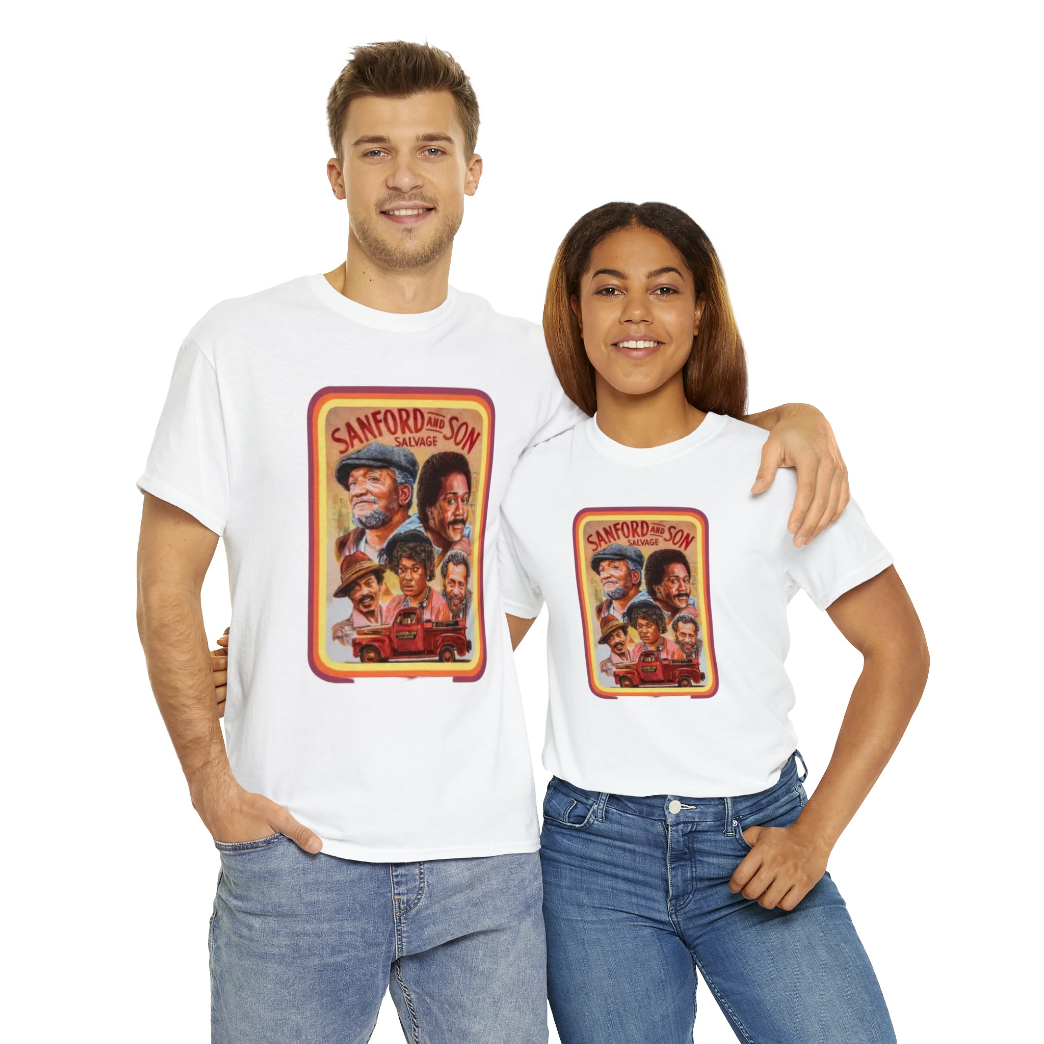 Sandford and Son 70's TV Show- Unisex Heavy Cotton T-Shirt - Creations by Chris and Carlos