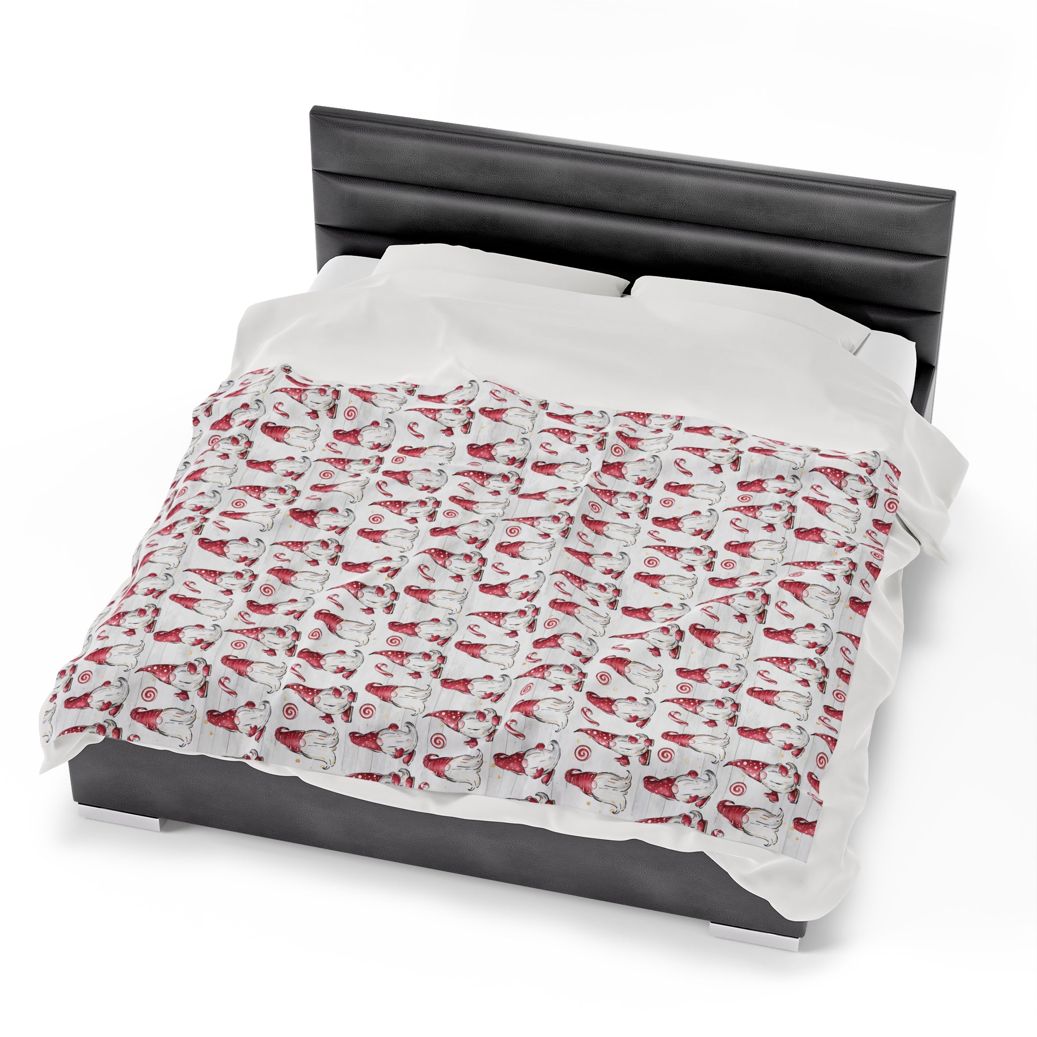 Gnomes- Velveteen Plush CuddleLux Bliss Blanket - Creations by Chris and Carlos