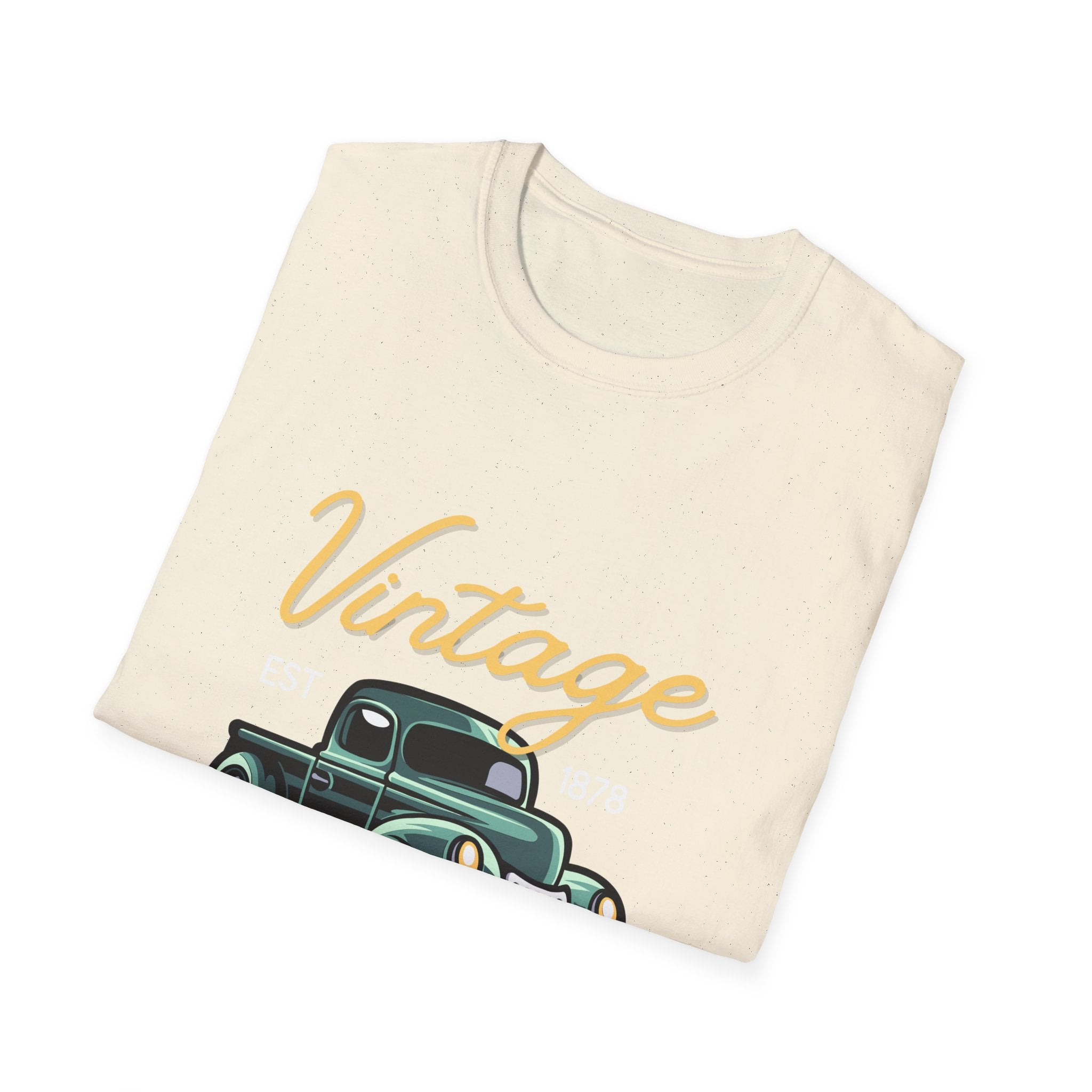 Vintage Truck T-Shirt — "Vintage" Retro Pickup Graphic Tee - Creations by Chris and Carlos