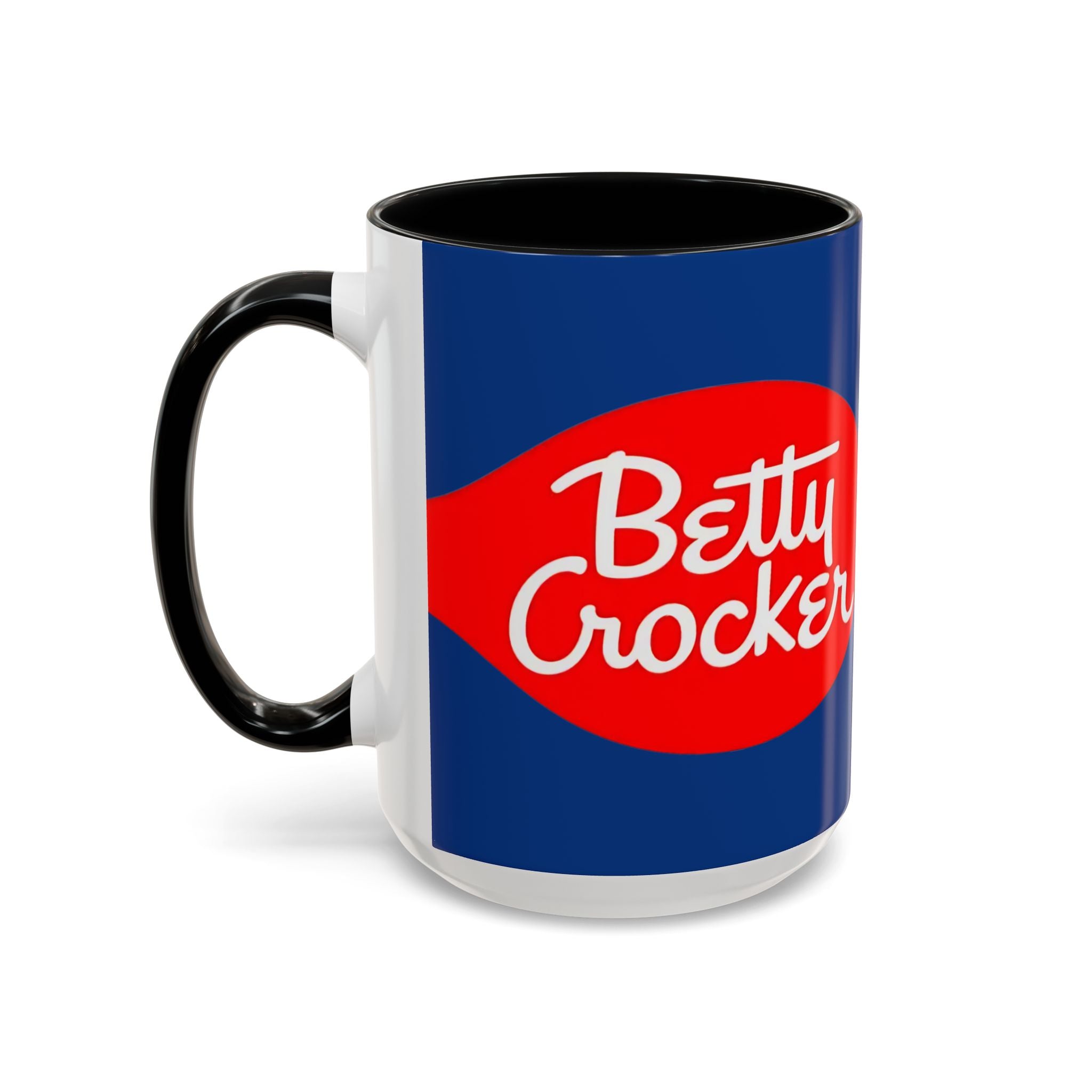 Betty Crocker Logo Accent Coffee Mug — Retro Baking Kitchen Gift (11/15oz) - Creations by Chris and Carlos