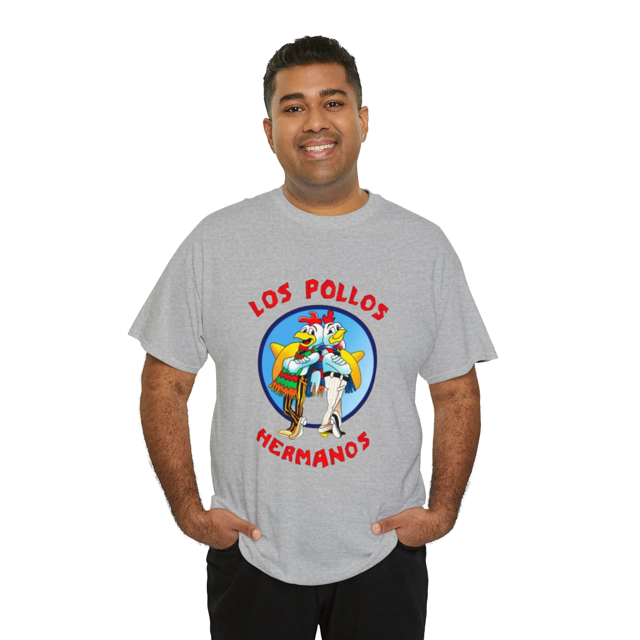 Pollos- Unisex Heavy Cotton T-Shirt - Creations by Chris and Carlos