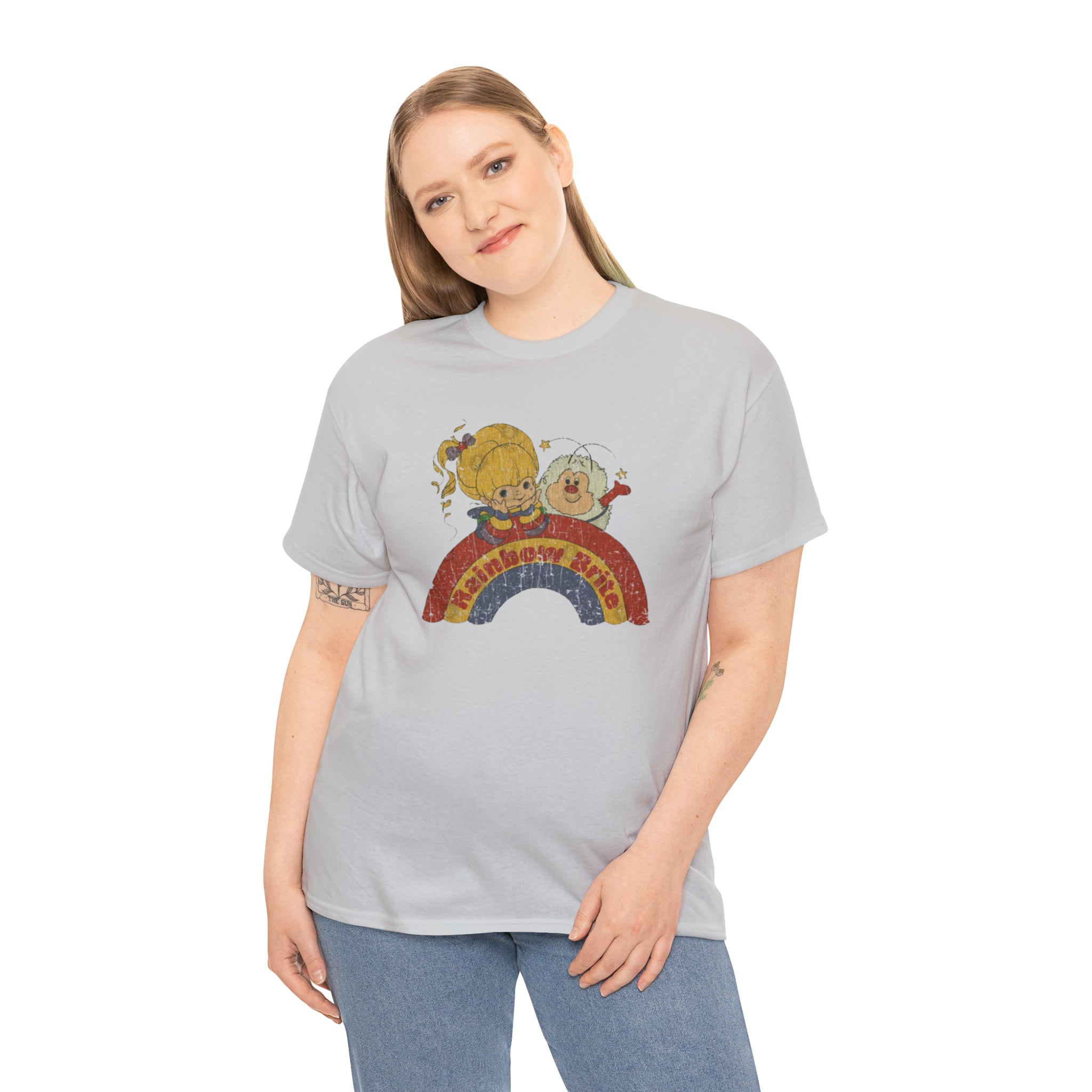 Rainbow Bright- Unisex Heavy Cotton T-Shirt - Creations by Chris and Carlos