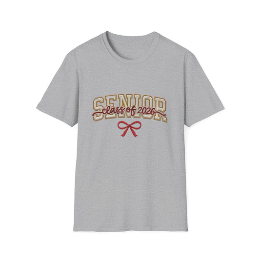 Senior Class of 2026 T-Shirt — Graduation Senior Tee with Ribbon - Creations by Chris and Carlos