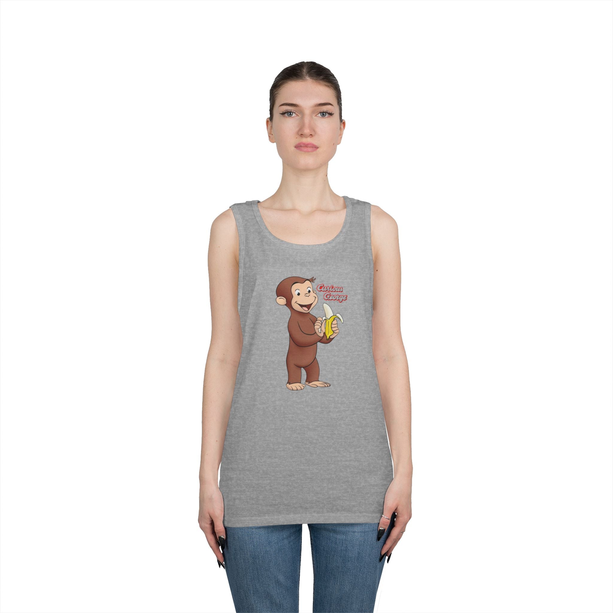 Curious George Monkey Banana Tank Top - Creations by Chris and Carlos