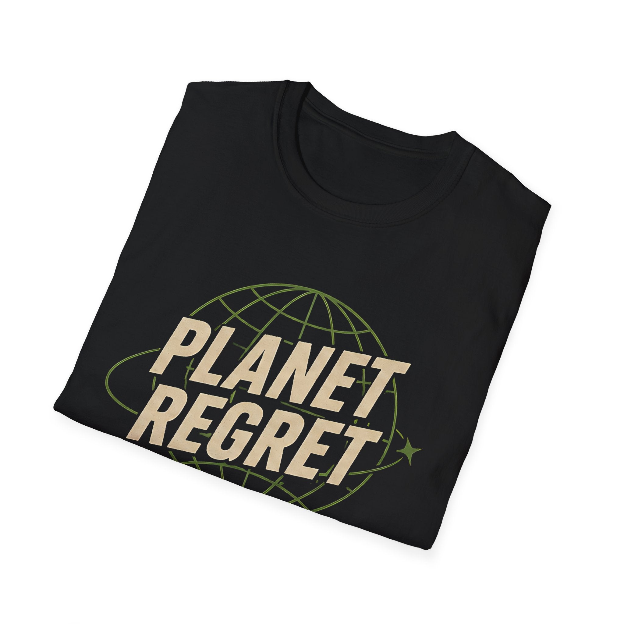 Planet Regret Graphic T-Shirt — Eco-Sarcastic Earth Awareness Tee - Creations by Chris and Carlos