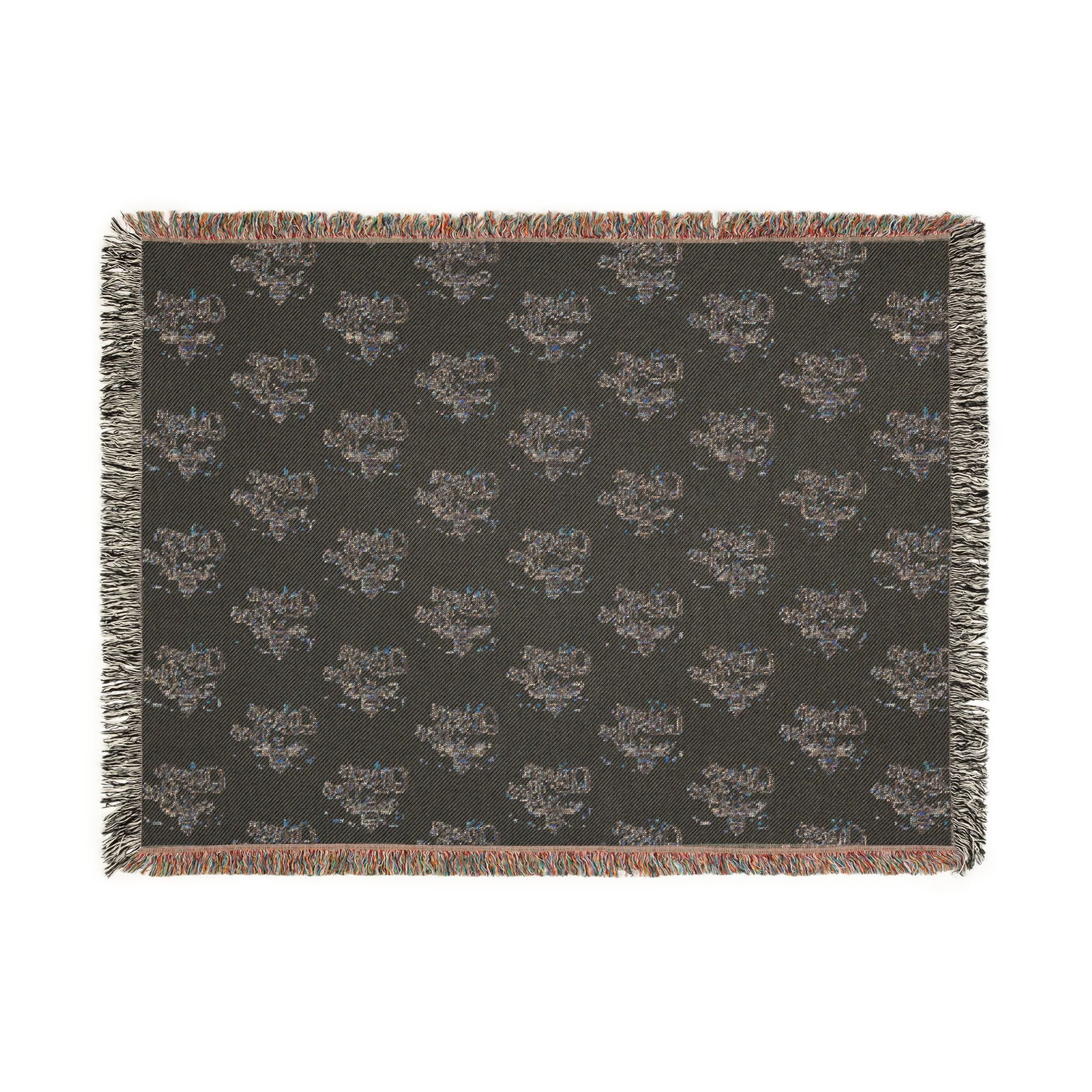 Queen Bee Woven Blanket – Cozy Floral Honeycomb Throw - Creations by Chris and Carlos