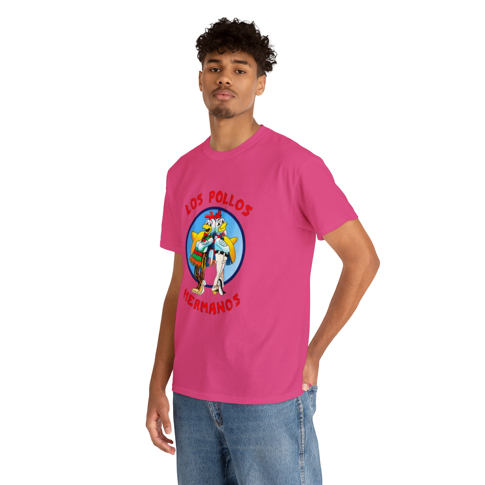 Pollos- Unisex Heavy Cotton T-Shirt - Creations by Chris and Carlos