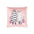 Halloween Ghost Kids Velvet Pillow — Pink Trick-or-Treat Decorative Throw Pillow