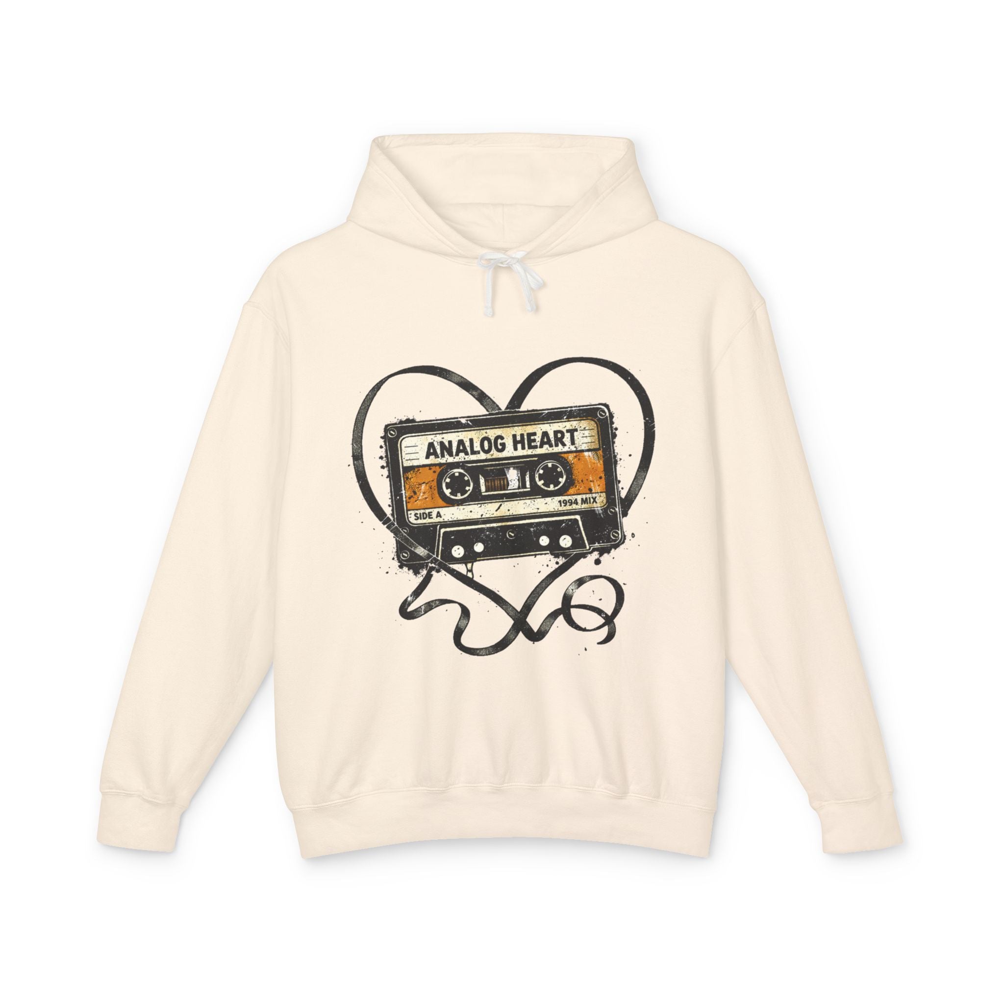 Analog Heart Cassette Hoodie - Creations by Chris and Carlos