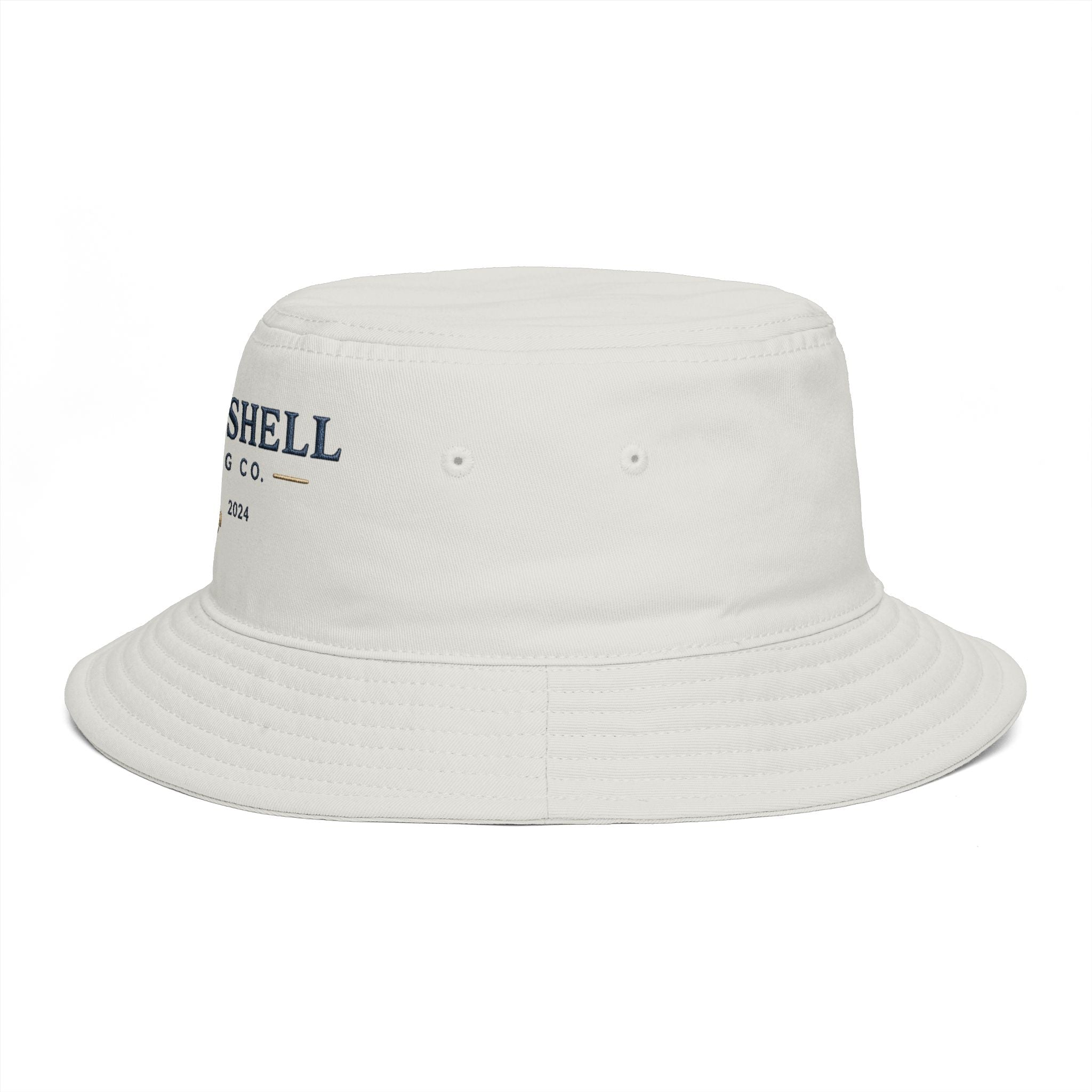 Salt & Shell Trading Co. Bucket Hat — Nautical Anchor Summer Beach Hat - Creations by Chris and Carlos