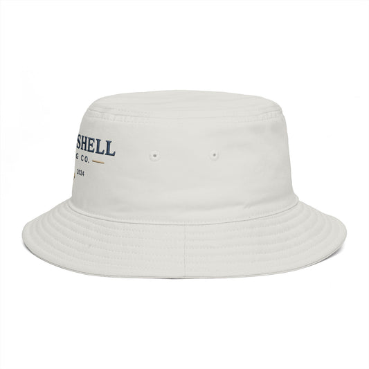 Salt & Shell Trading Co. Bucket Hat — Nautical Anchor Summer Beach Hat - Creations by Chris and Carlos