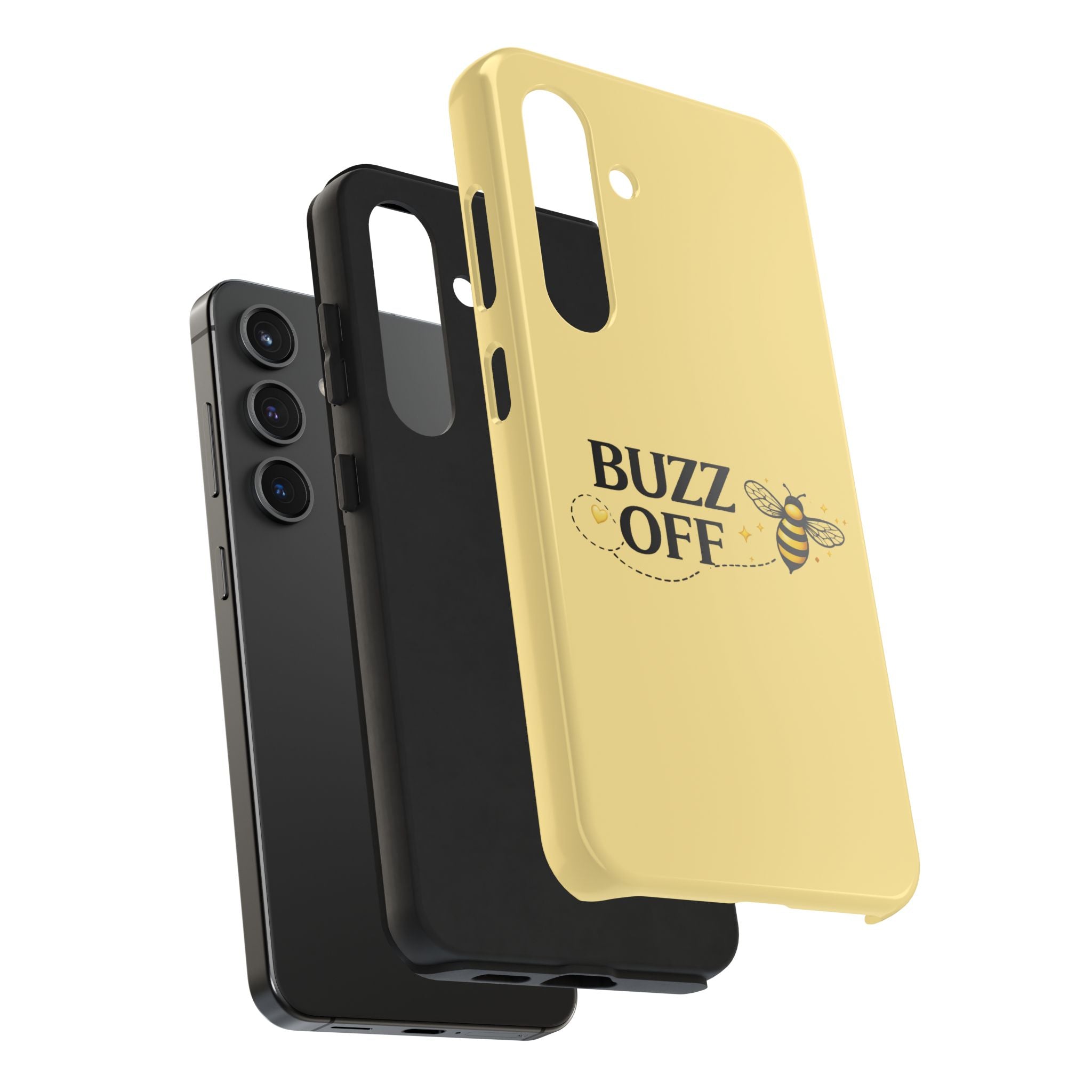 Buzz Off Bee Happy Always Phone Case - Creations by Chris and Carlos