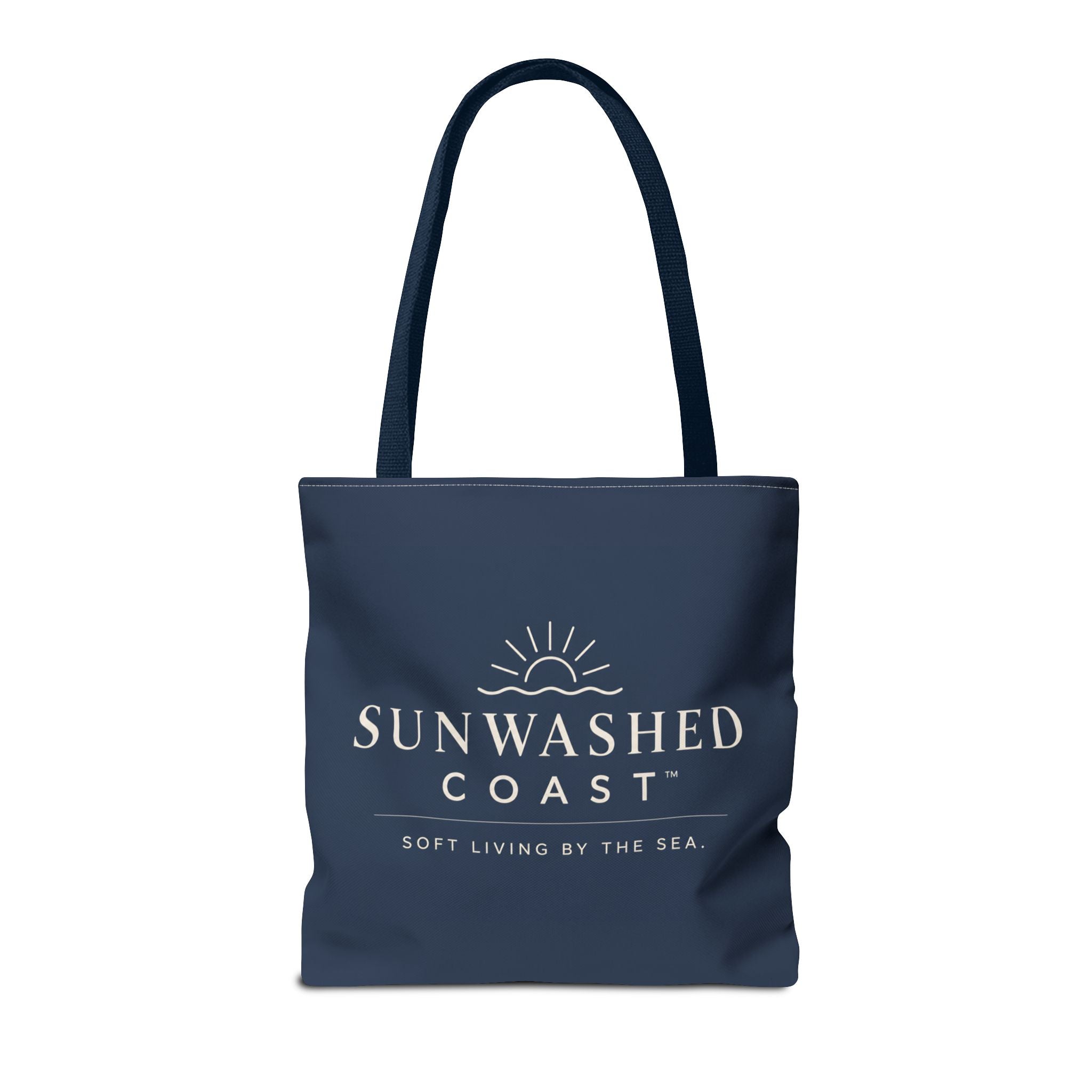 Sunwashed Coast Tote Bag — 'Soft Living by the Sea' Coastal Canvas Shopper - Creations by Chris and Carlos