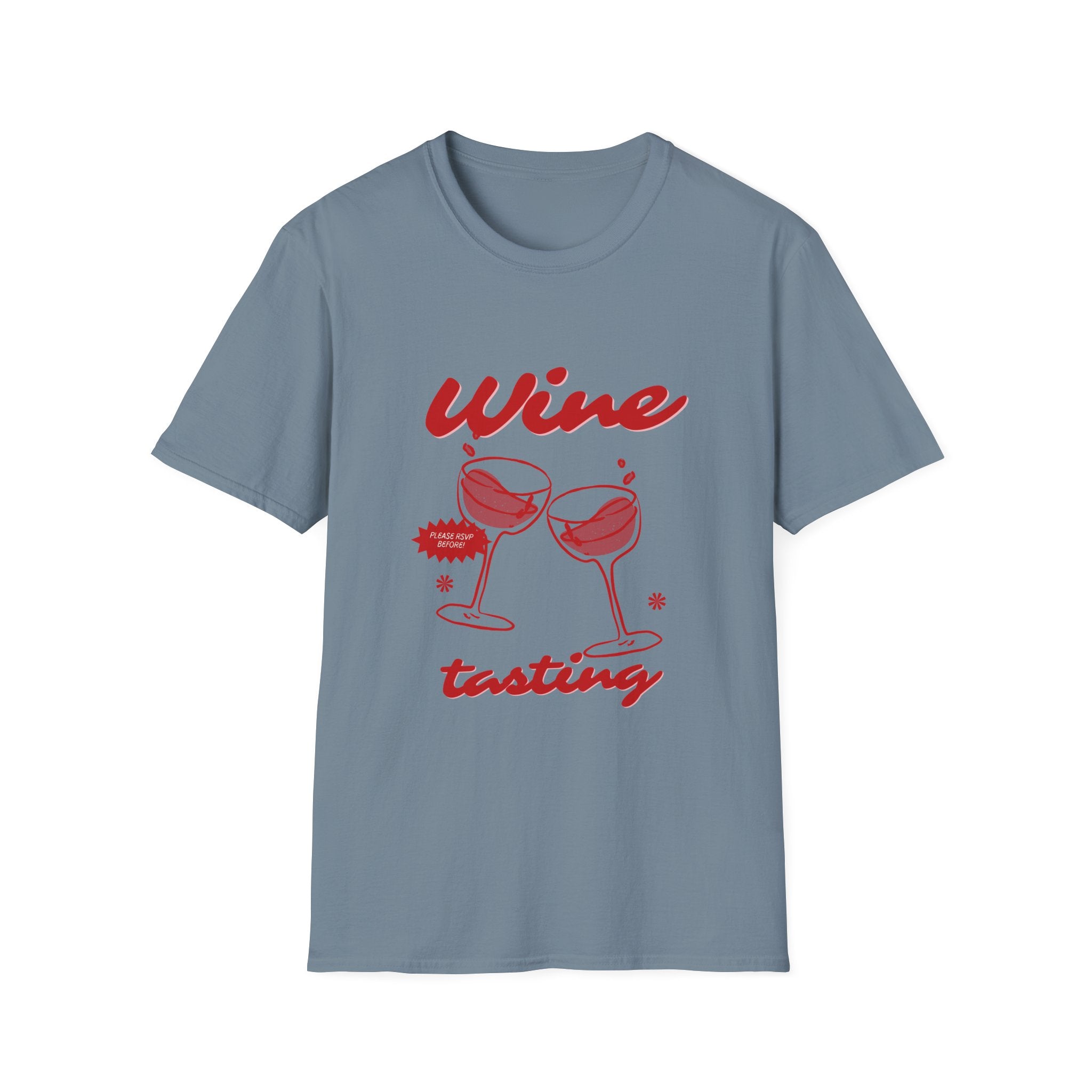 Wine Tasting T-Shirt — Clinking Glasses Wine Lover Shirt - Creations by Chris and Carlos