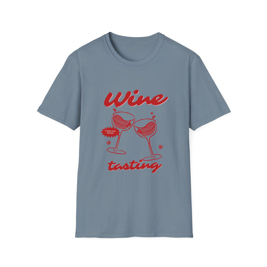 Wine Tasting T-Shirt — Clinking Glasses Wine Lover Shirt - Creations by Chris and Carlos