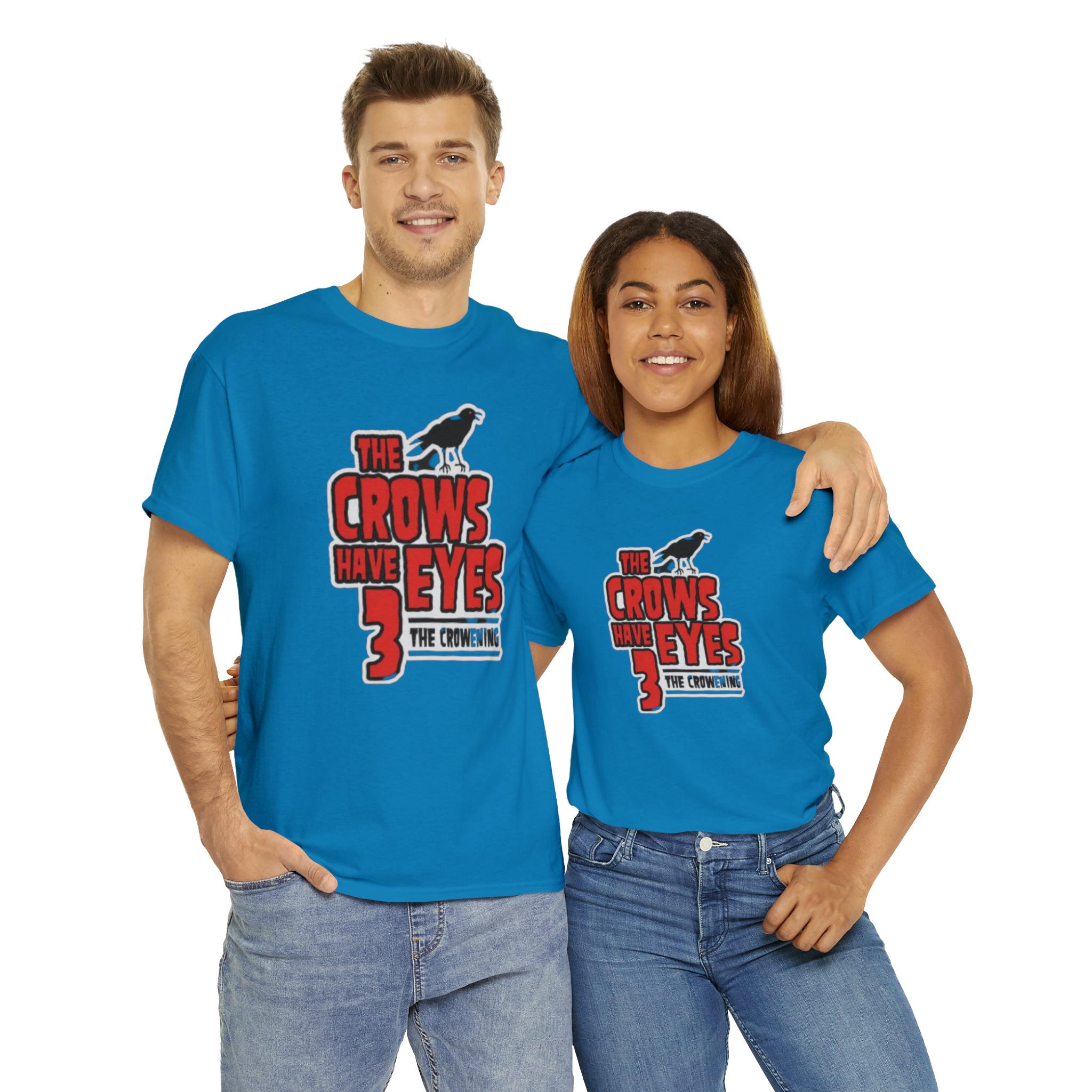 The Crows have eyes 3- Unisex Heavy Cotton T-Shirt - Creations by Chris and Carlos