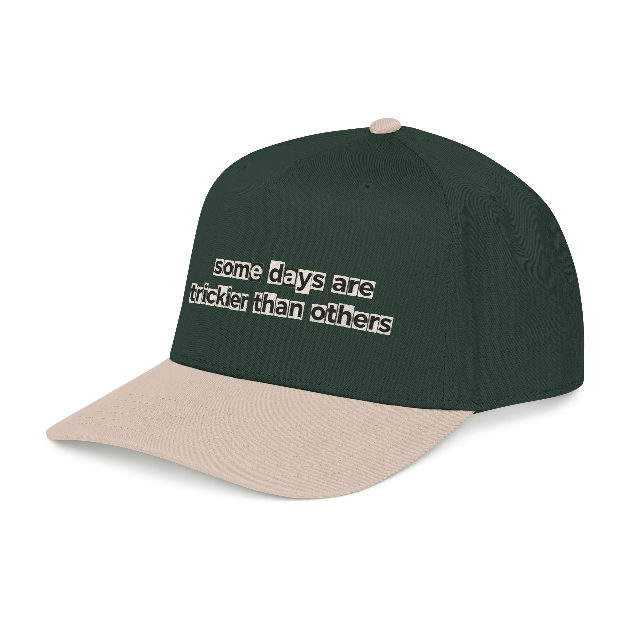 Baseball Cap — "Some Days Are Trickier Than Others" Patch - Creations by Chris and Carlos
