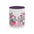 Mama Floral Coffee Mug — Cute Pink Hello Kitty Style Mother's Day Gift (11/15oz)