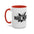 Make Noise Coffee Mug — Bold Black Accent Ceramic Mug (11/15 oz)