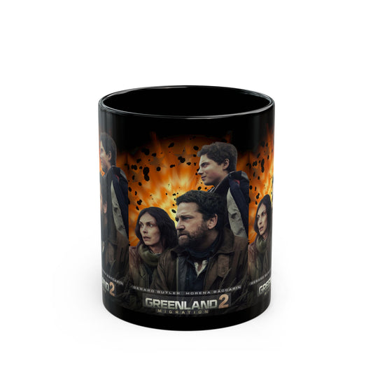 Greenland 2 Movie Poster Black Mug – Action Thriller Ceramic Coffee Cup (11oz/15oz) - Creations by Chris and Carlos