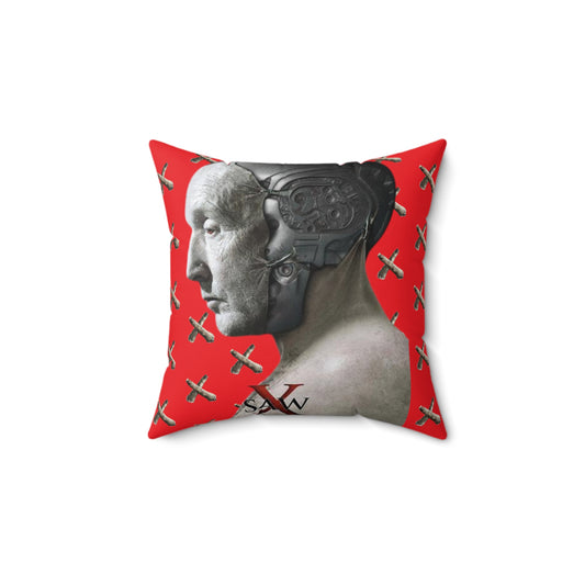 Saw X Movie- Spun Square Pillow - Creations by Chris and Carlos