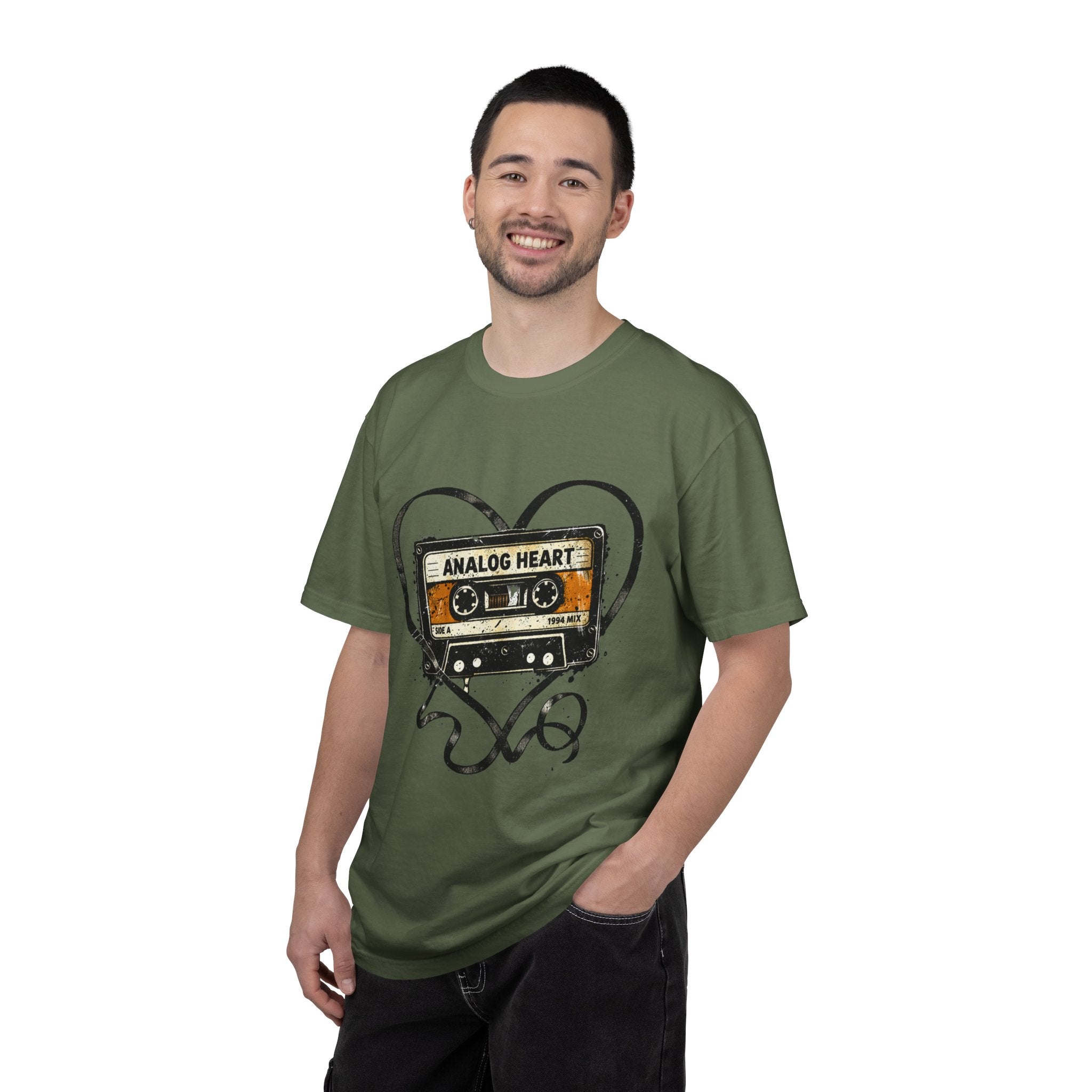 Analog Heart Cassette T-Shirt - Creations by Chris and Carlos