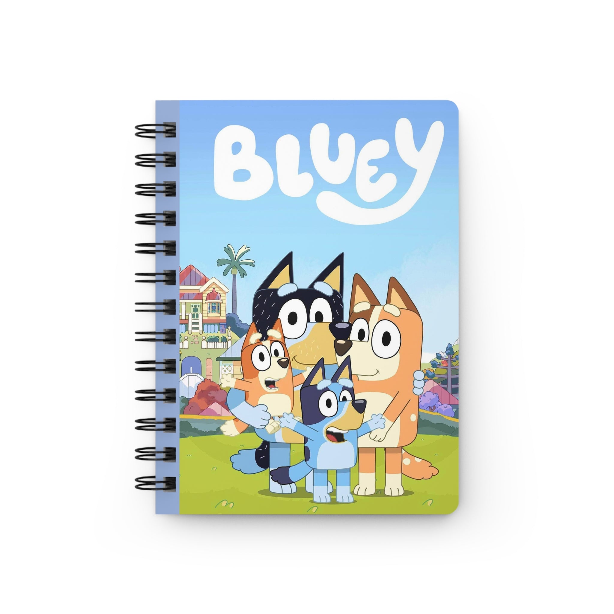 Bluey- Spiral Notebook - Ruled Line - Creations by Chris and Carlos