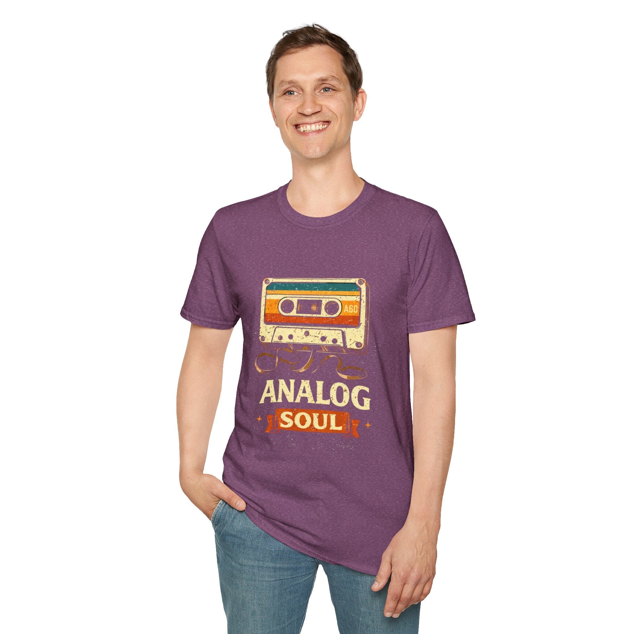 Analog Soul Cassette T-Shirt — Retro Music Vintage Tape Tee - Creations by Chris and Carlos