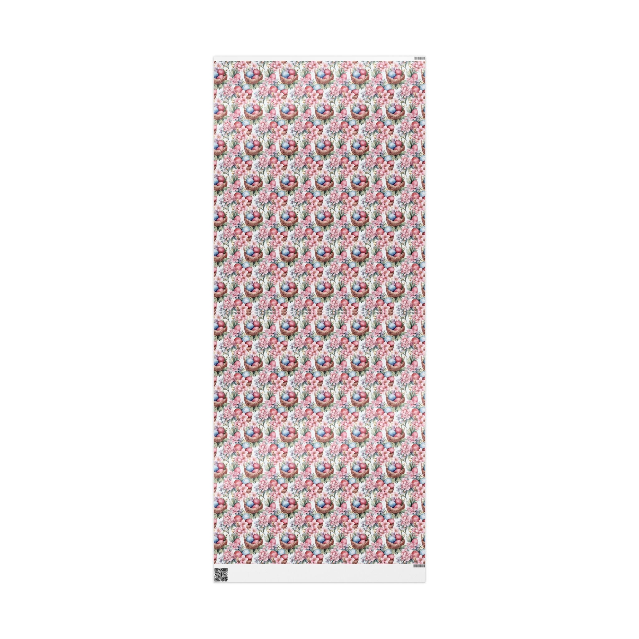 Easter Pastel Bunny & Eggs Wrapping Paper Roll — Floral Spring Gift Wrap - Creations by Chris and Carlos