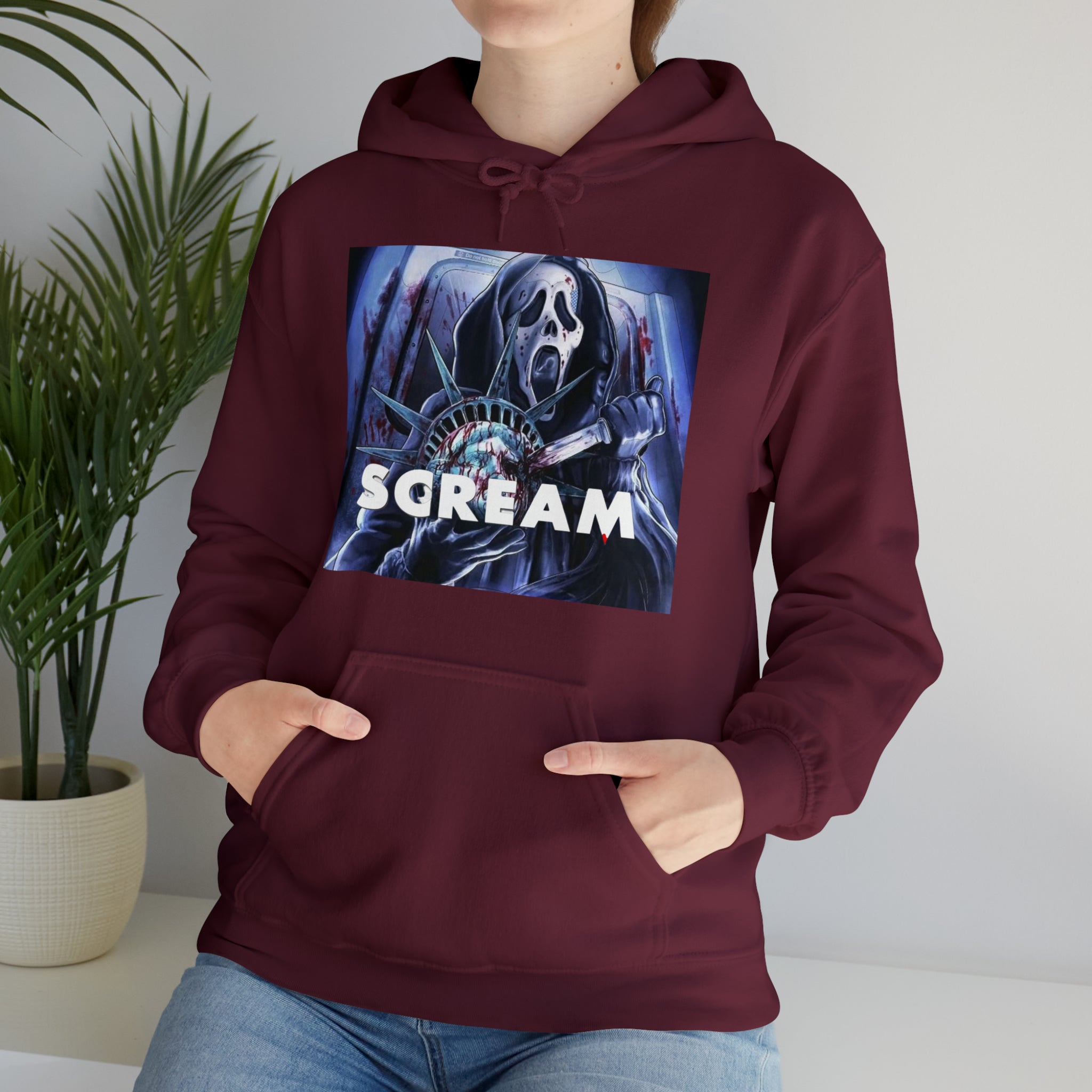 Scream- Unisex Heavy Blend™ Hooded Sweatshirt - Creations by Chris and Carlos
