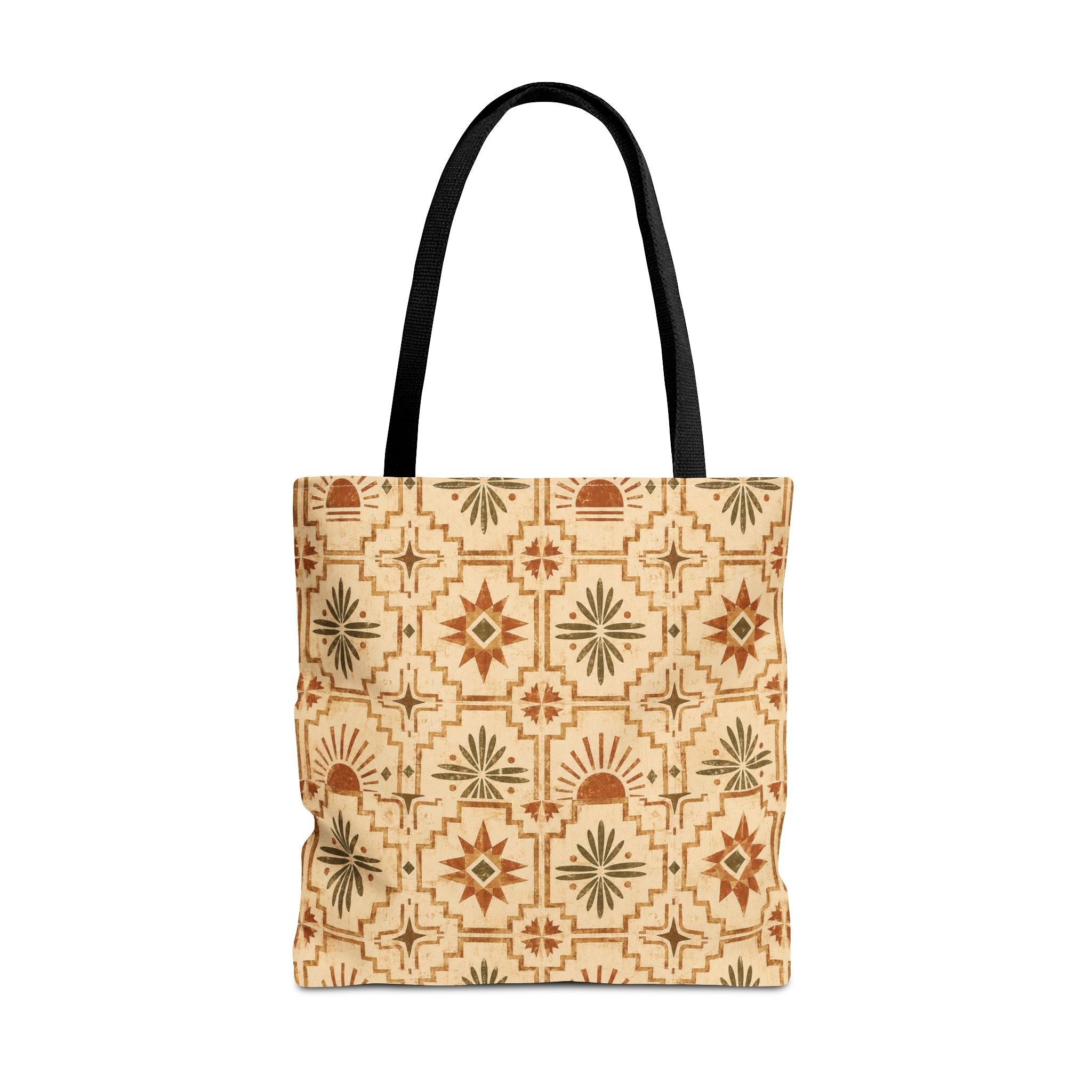 Southwest Geometric Tote Bag – Vintage Desert Pattern All-Over Print - Creations by Chris and Carlos