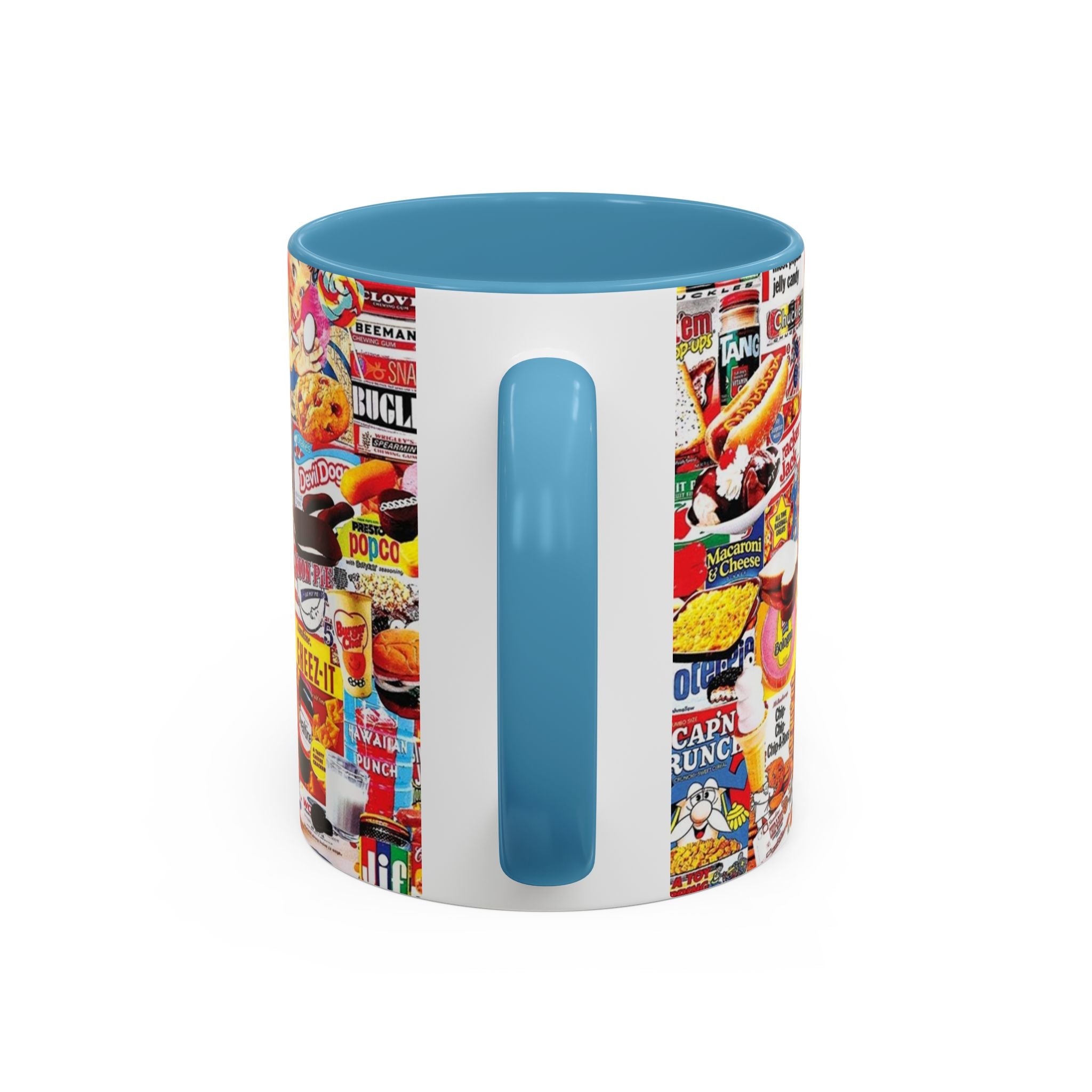Vintage Snack Packaging Collage Coffee Mug (11/15oz) - Creations by Chris and Carlos