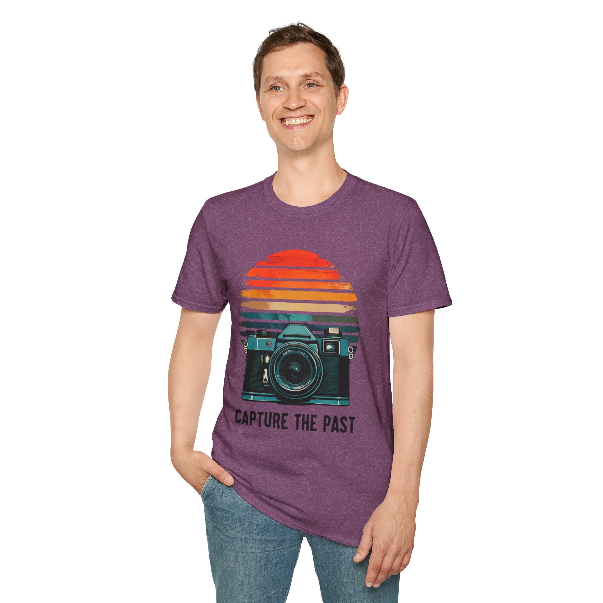 Capture The Past Camera T-Shirt — Vintage Retro Photography Tee - Creations by Chris and Carlos
