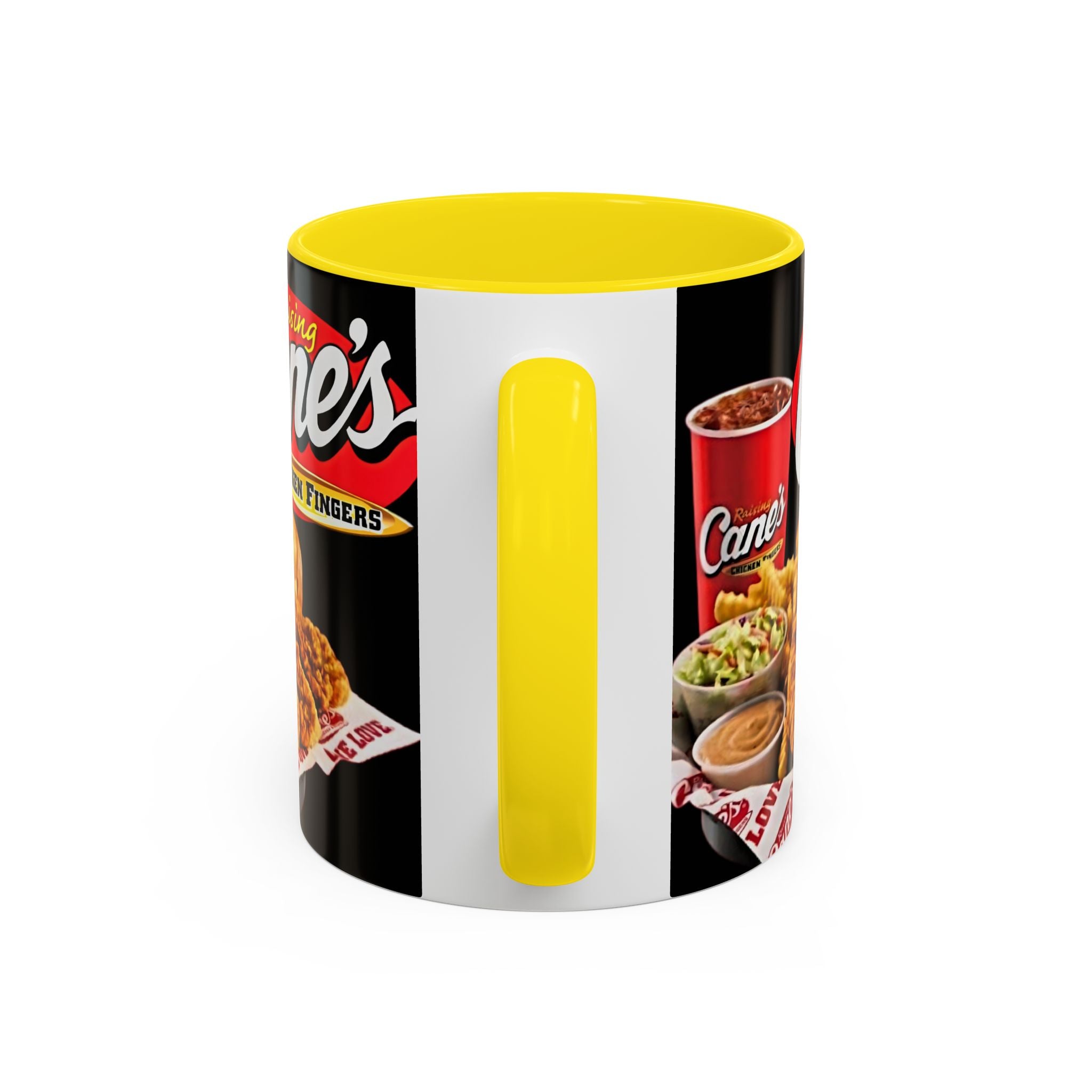 Raising Cane's Logo Coffee Mug – Chicken Fingers Fan Cup (11/15oz) - Creations by Chris and Carlos