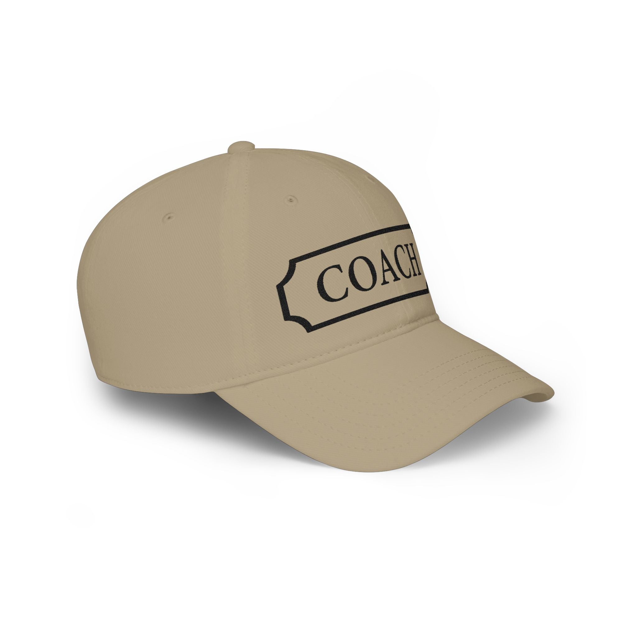 Coach Baseball Cap — Embroidered Low Profile Coach Hat for Sports Coaches & Team Gifts - Creations by Chris and Carlos