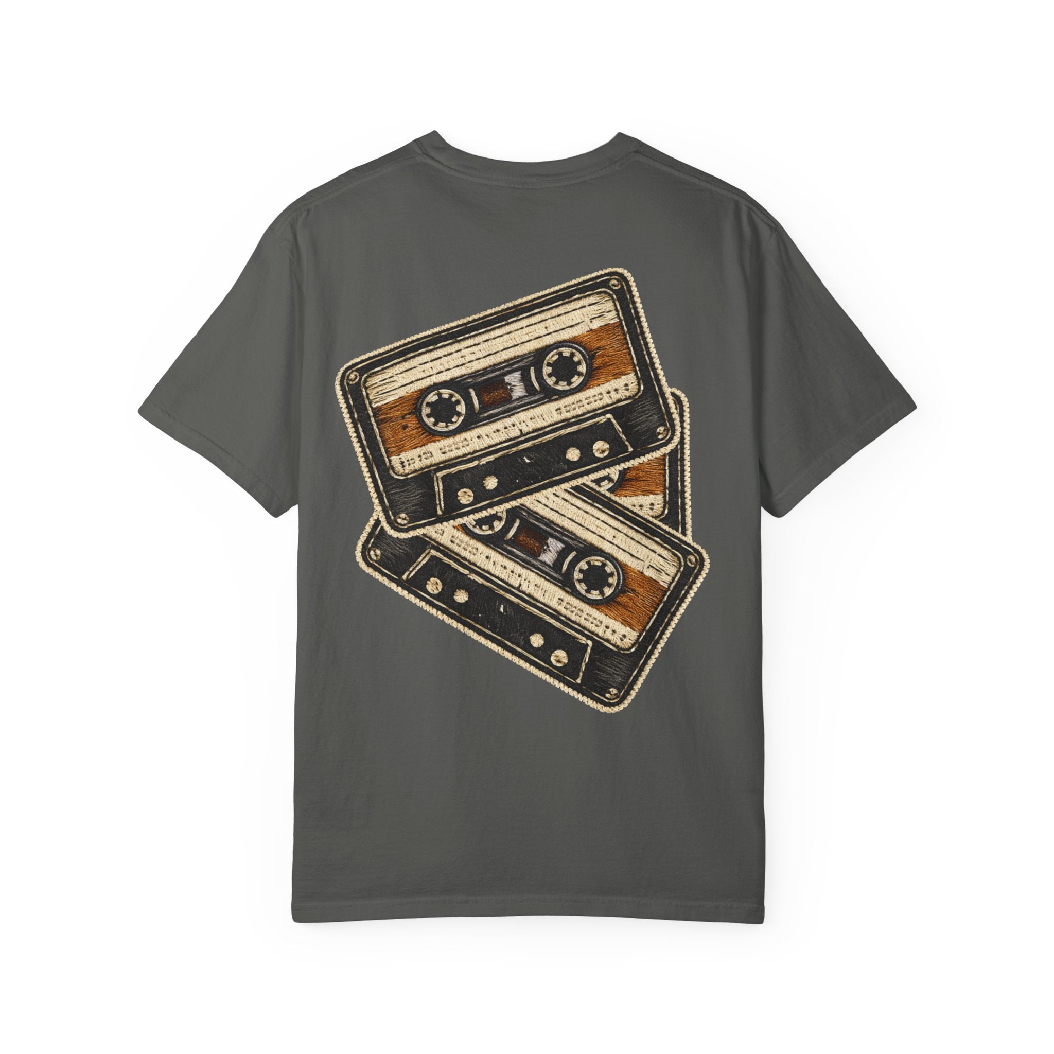 Cassette Tape Retro Tee — "Static Youth / Side B Soul / Basement Tapes" - Creations by Chris and Carlos
