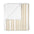 Little Old Soul | Neutral Beige Stripe Baby Blanket — Soft Fleece Nursery Throw