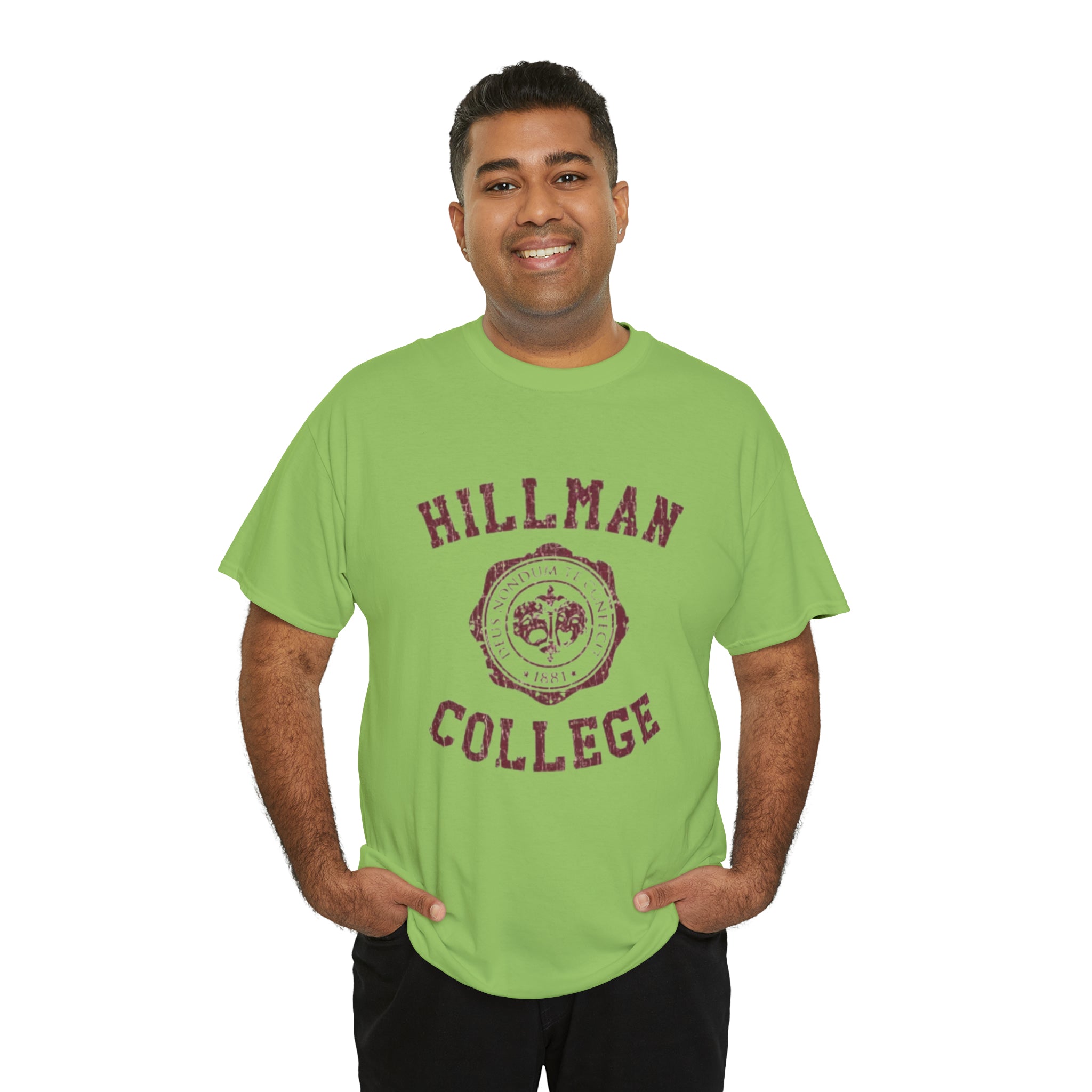 Hillman College- Unisex Heavy Cotton T-Shirt - Creations by Chris and Carlos