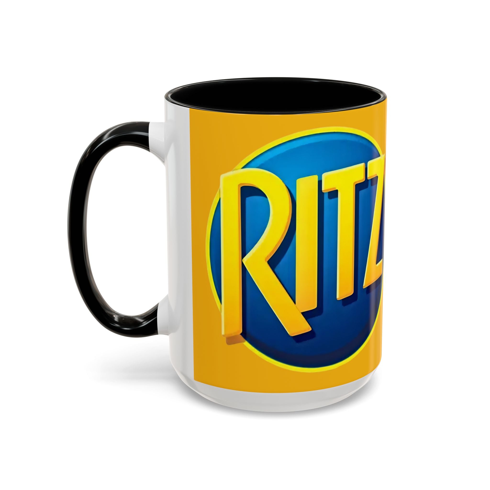 Ritz Logo Accent Coffee Mug — Branded Snack Lover Gift (11/15oz) - Creations by Chris and Carlos