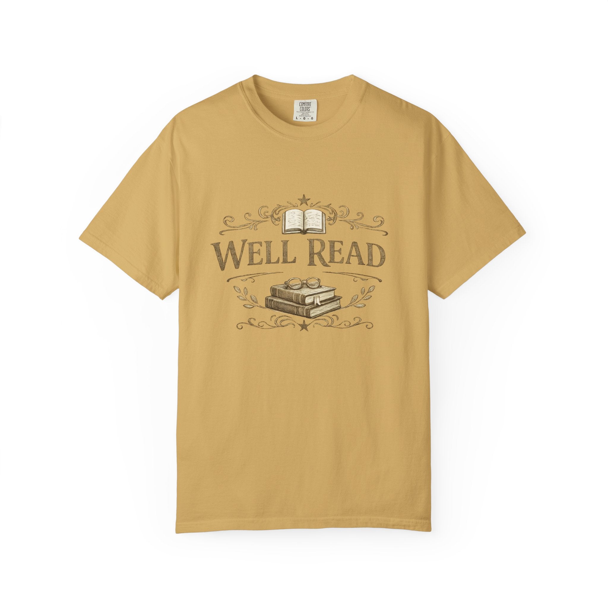 Well Read T-Shirt — Vintage Book Lover Tee - Creations by Chris and Carlos