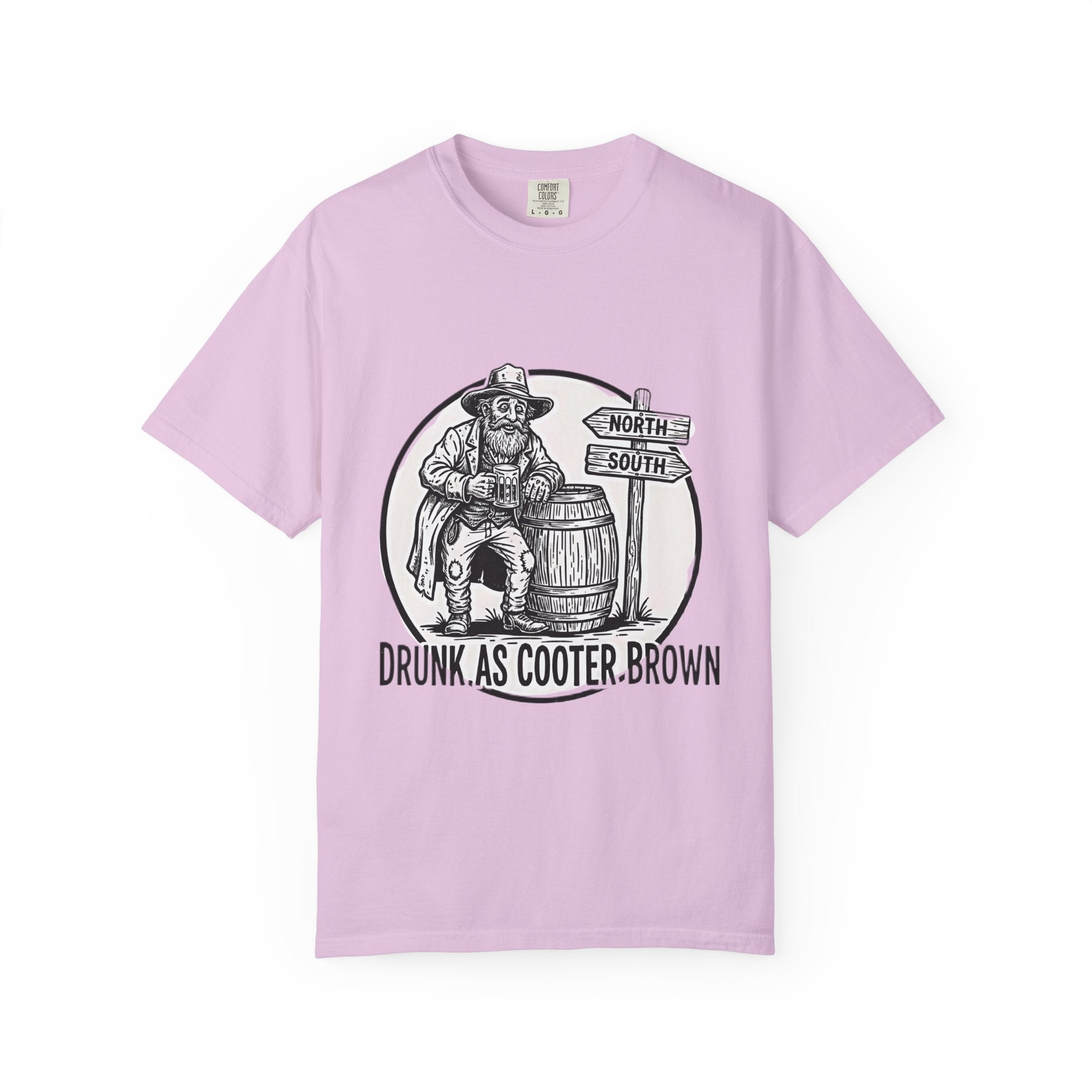 Drunk as Cooter Brown T-Shirt — Vintage Country Barrel Graphic Tee - Creations by Chris and Carlos