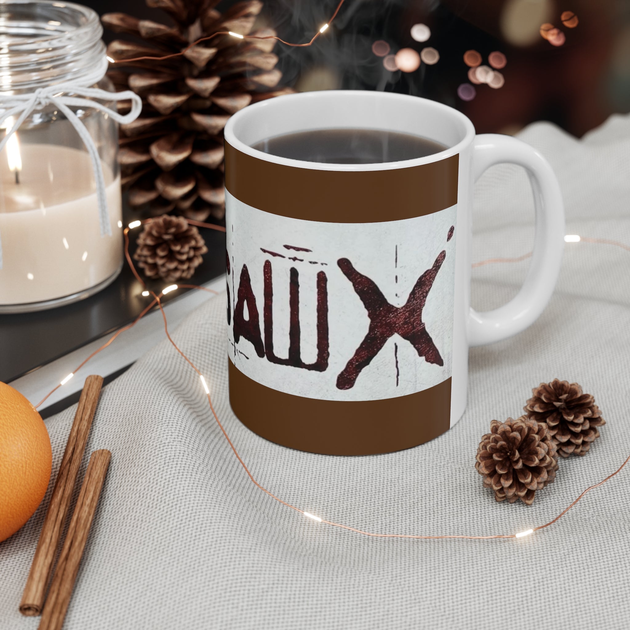 Saw X Movie-  White Ceramic Mug - Creations by Chris and Carlos