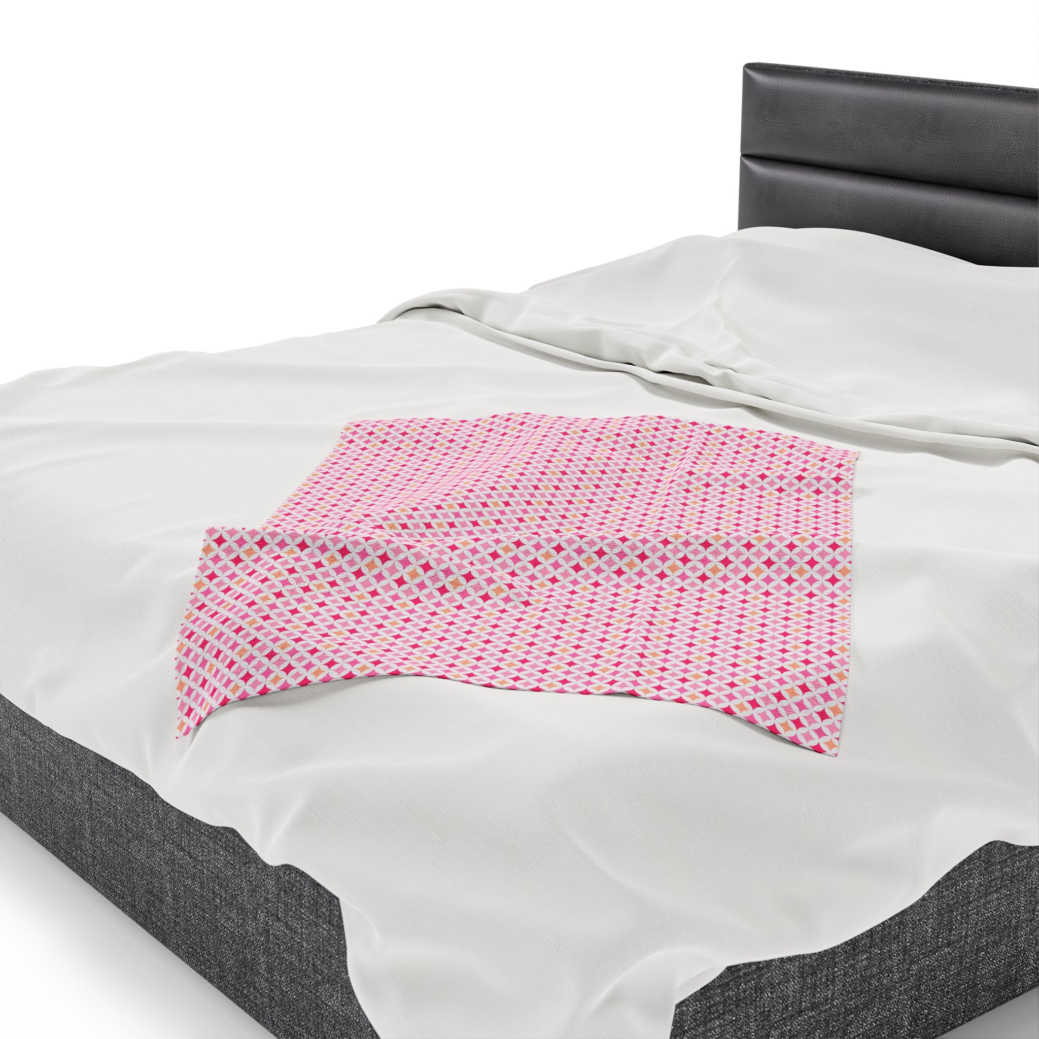 Barbie Pink- Velveteen Plush CuddleLux Bliss Blanket - Creations by Chris and Carlos
