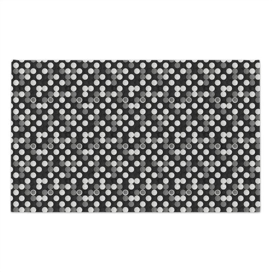 Prism Point Athletic Collection Black Honeycomb Rally Towel — 11x18 Microfiber Sport Towel - Creations by Chris and Carlos