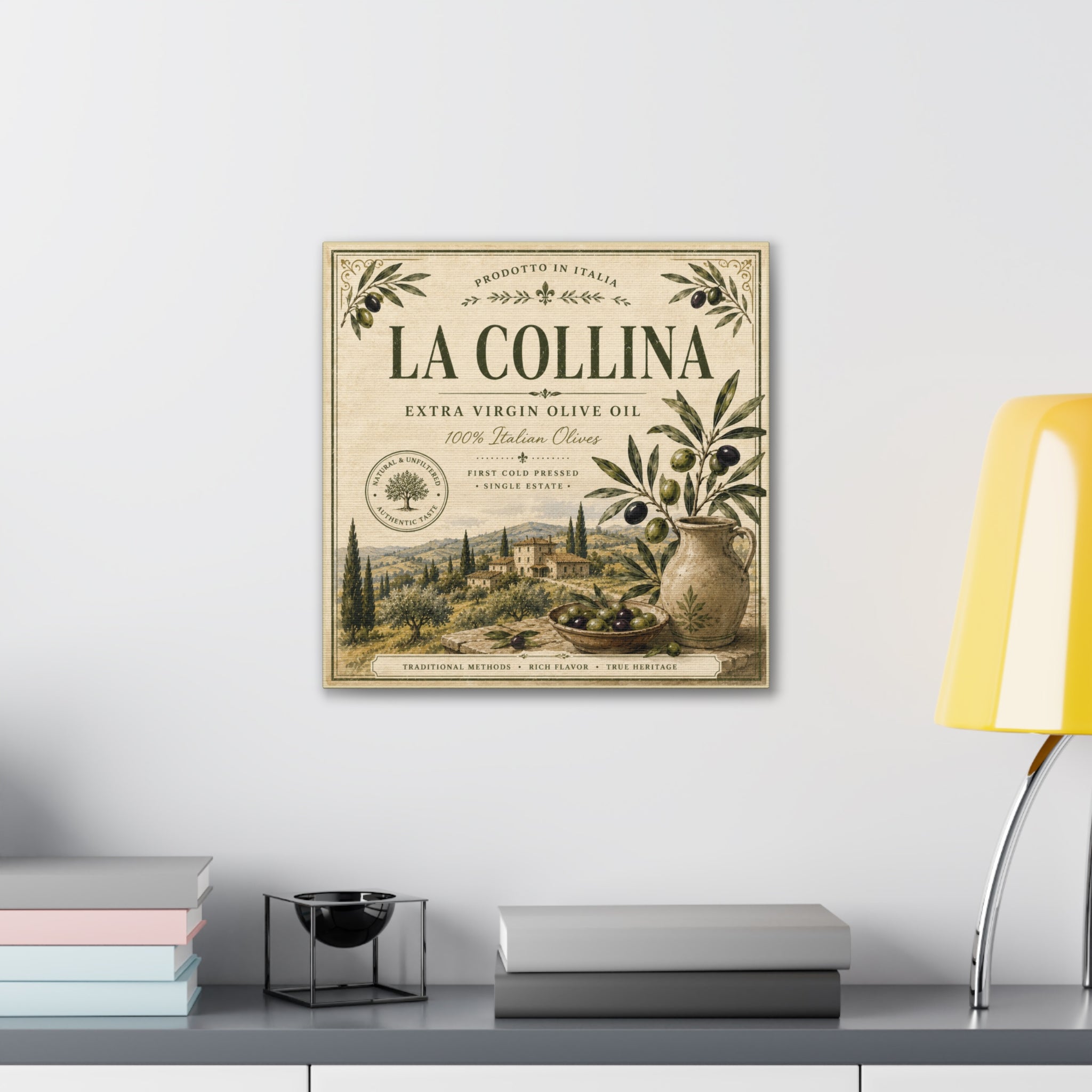 La Collina Olive Oil Canvas Wall Art - Creations by Chris and Carlos