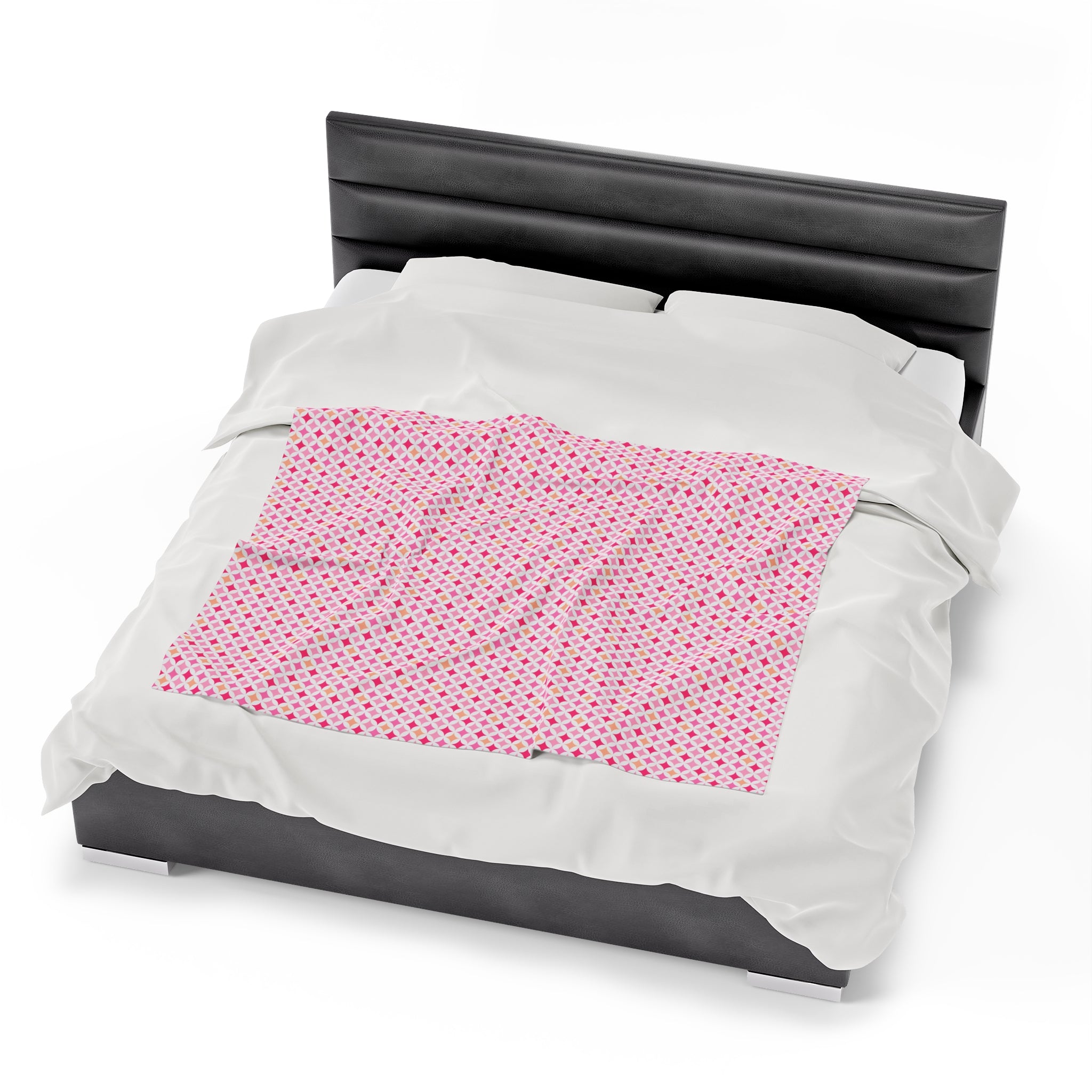 Barbie Pink- Velveteen Plush CuddleLux Bliss Blanket - Creations by Chris and Carlos