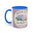 Hydrangea Farmhouse Mug — "Fresh Cut, Locally Grown" Floral Coffee Cup (11oz/15oz)