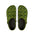 Green Leaf Pattern EVA Foam Clogs — Lightweight Garden & Casual Slip-On Shoes