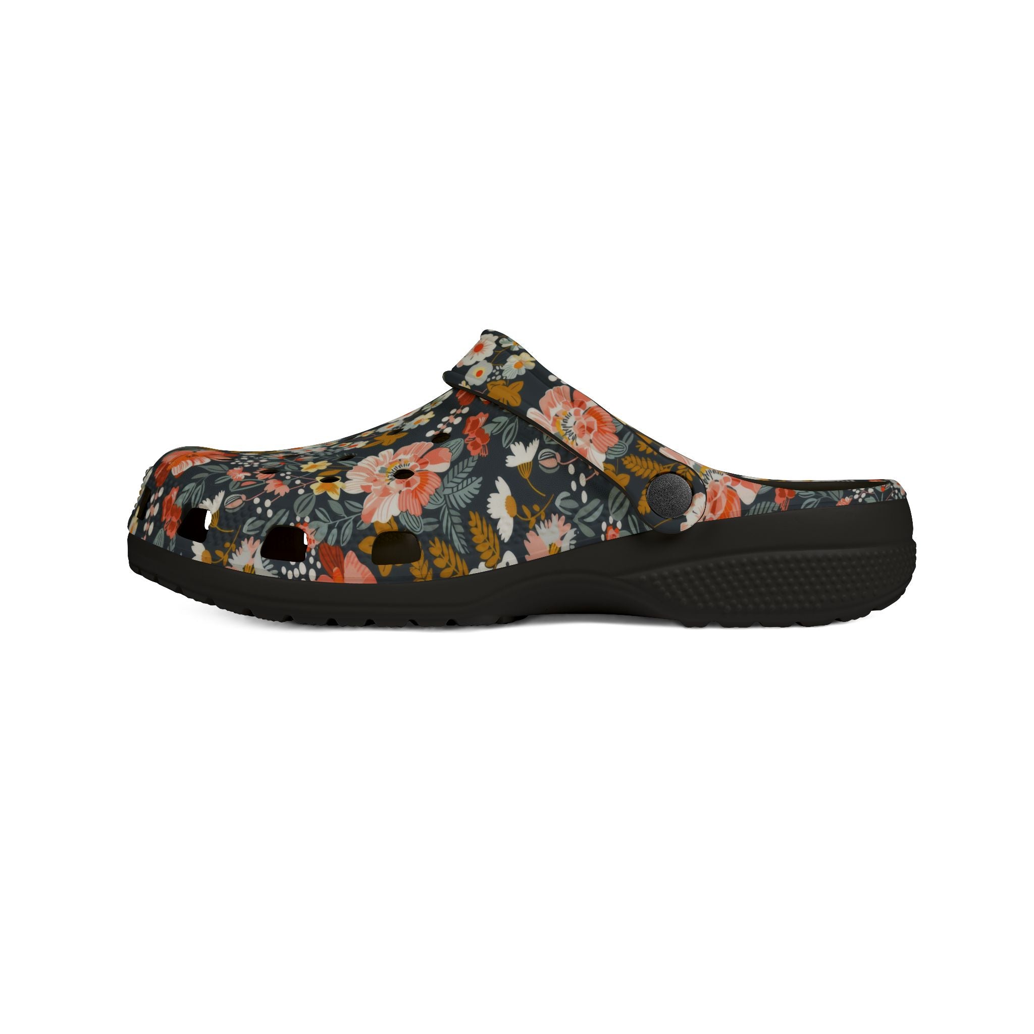 Floral Garden EVA Clogs — Lightweight Waterproof Slip-On Shoes - Creations by Chris and Carlos