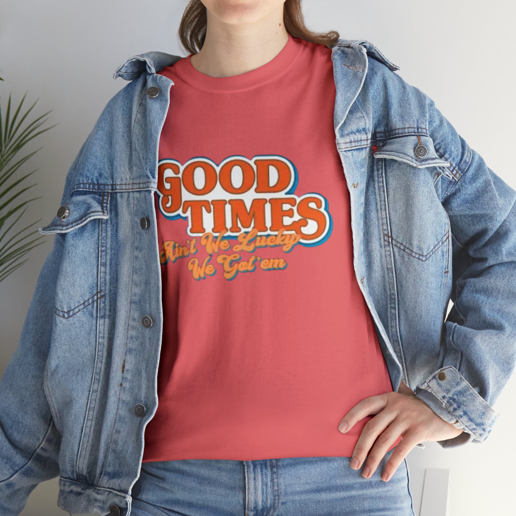 Good Times 70's TV Show- Unisex Heavy Cotton T-Shirt - Creations by Chris and Carlos